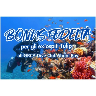 Esclusivo bonus fedeltà per gli ex ospiti del Tulip!