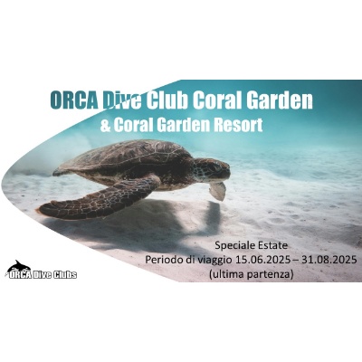Offerta estiva ORCA Dive Club Coral Garden e Coral Garden Resort